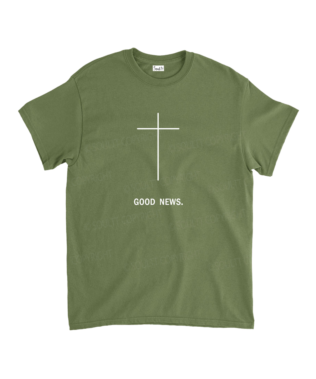 Good News Unisex Cotton Christian T-Shirt Hoodie, Sweatshirt | CiraTrend.com (Image 4)