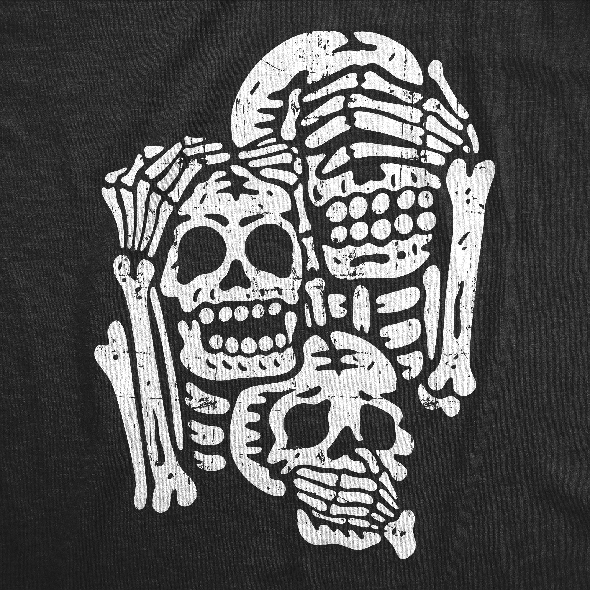 Three Wise Skeletons Men's T Shirt Hoodie, Sweatshirt | CiraTrend.com (Image 2)