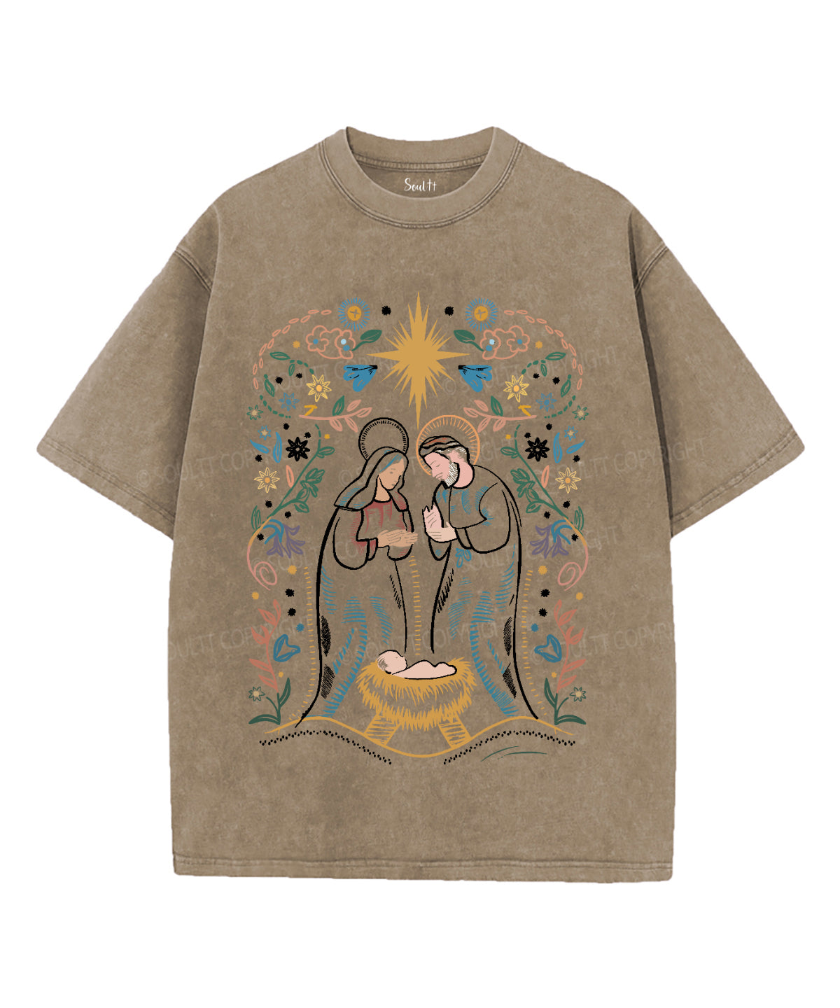 The King Is Born Washed Christian T-shirt Style001 Hoodie, Sweatshirt | CiraTrend.com (Image 5)