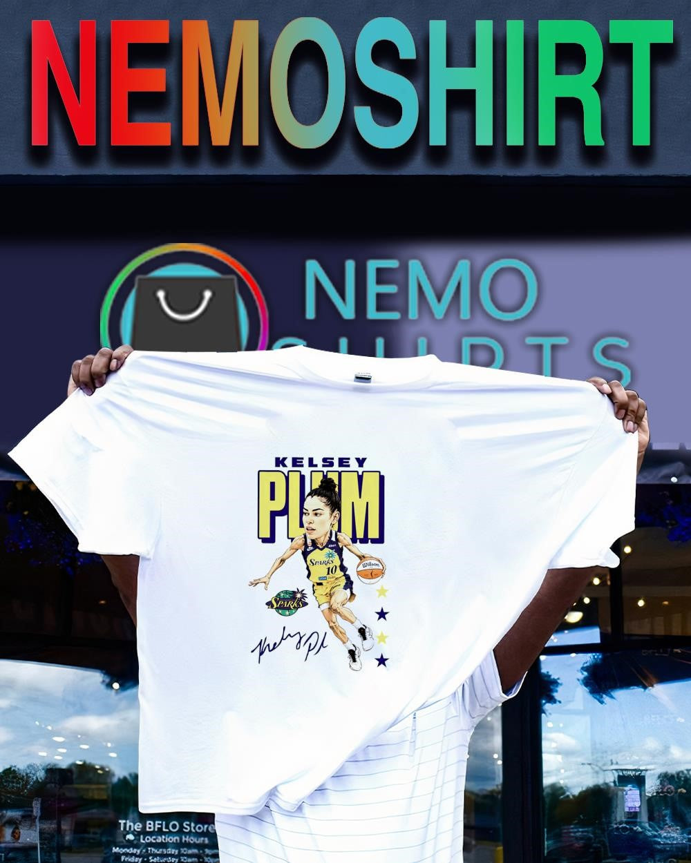 Kelsey Plum Los Angeles Sparks WNBA basketball legend signature shirt