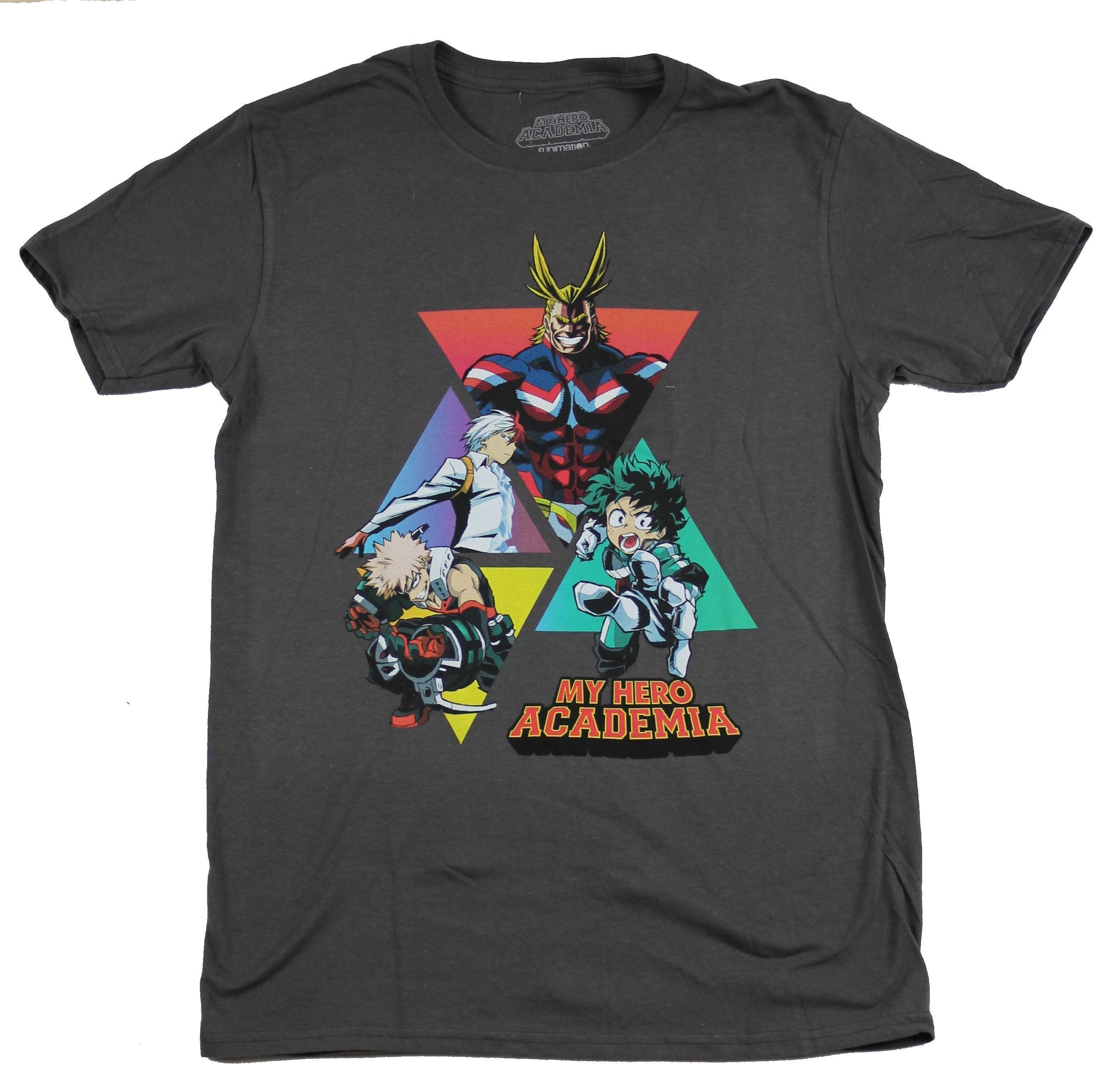 My Hero Academia Mens T-Shirt -Triangle Characters Style005 Hoodie, Sweatshirt | CiraTrend.com