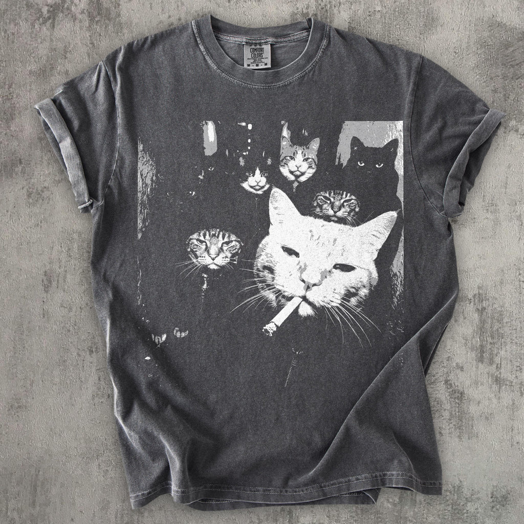 Gangster Ca Meme Cats Vintage Cat Lover Cat Meme Tee Ca Cat Dad Cat Mom (2)