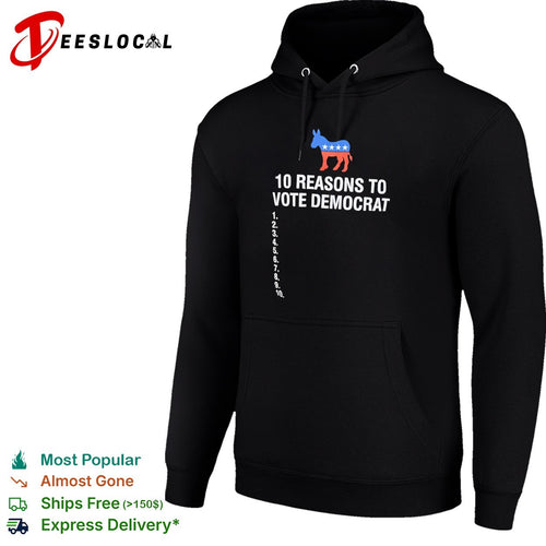 10 reasons to vote Democrat donkey party logo shirt