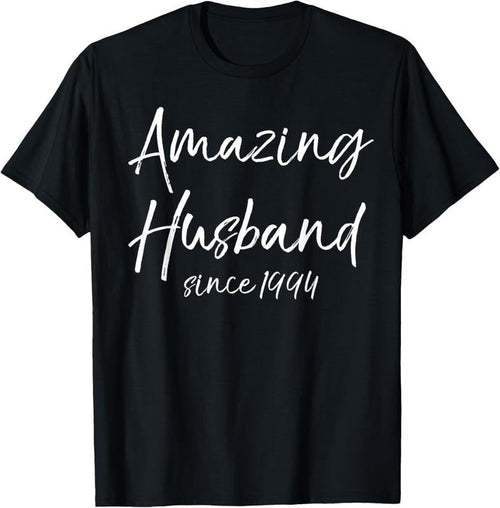 100% Cotton 30th Anniversary Idea from Wife Amazing Husband Since 1994 T-Shirt Hoodie, Sweatshirt | CiraTrend.com