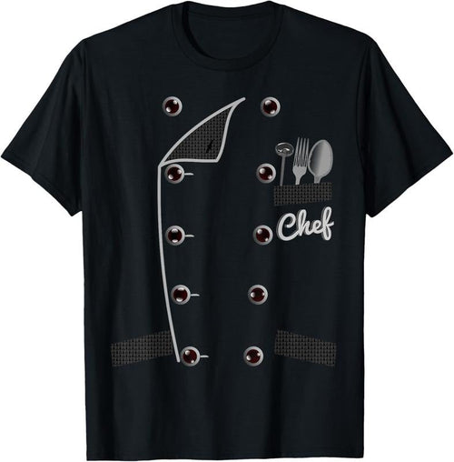 100% Cotton Chef TShirt Uniform Jacket Faux Funny Cook Shirt for Cooking T-Shirt Hoodie, Sweatshirt | CiraTrend.com