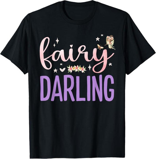 100% Cotton Darling Magical Floral Niece Fairy Birthday Fairytale Family T-Shirt Hoodie, Sweatshirt | CiraTrend.com