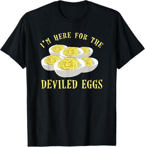 100% Cotton Deviled Egg Funny Food Gift T-Shirt Hoodie, Sweatshirt | CiraTrend.com