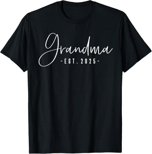 100% Cotton Grandma Est 2025 Grandma To Be Gifts New Grandma 2025 T-Shirt Hoodie, Sweatshirt | CiraTrend.com