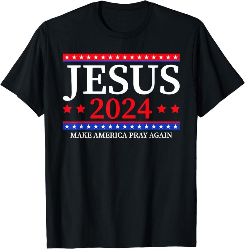 [100% Cotton]JESUS 2024 MAKE AMERICA PRAY AGAIN T-Shirt Hoodie, Sweatshirt | CiraTrend.com