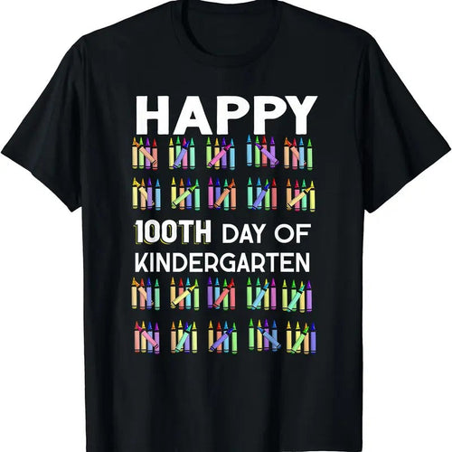 100 Days Of Kindergarten Happy 100th Day Of School Teachers T-Shirt Hoodie, Sweatshirt | CiraTrend.com