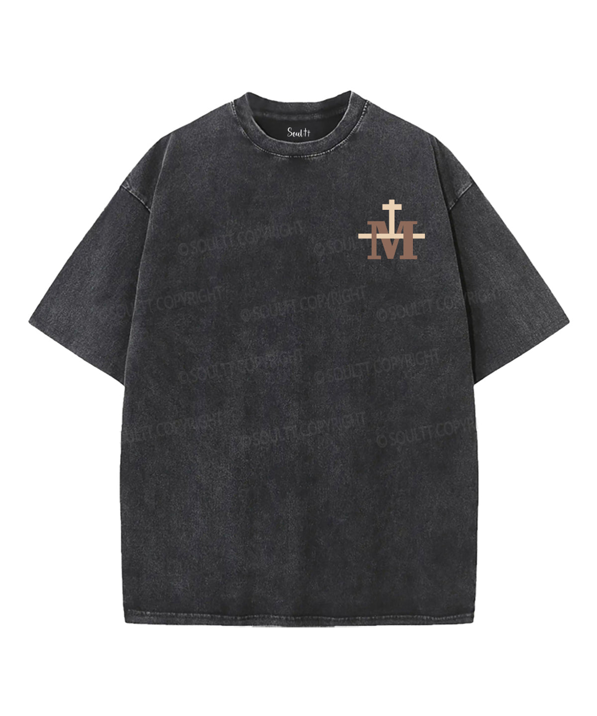 O Mary Conceived Without Sin Double Sided Unisex Washed Christian T-shirt Hoodie, Sweatshirt | CiraTrend.com (Image 2)