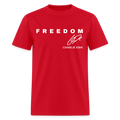Freedom Signature Charlie Kirk Forever In Our Heart US Flag T Shirt Hoodie, Sweatshirt | CiraTrend.com (Image 1)