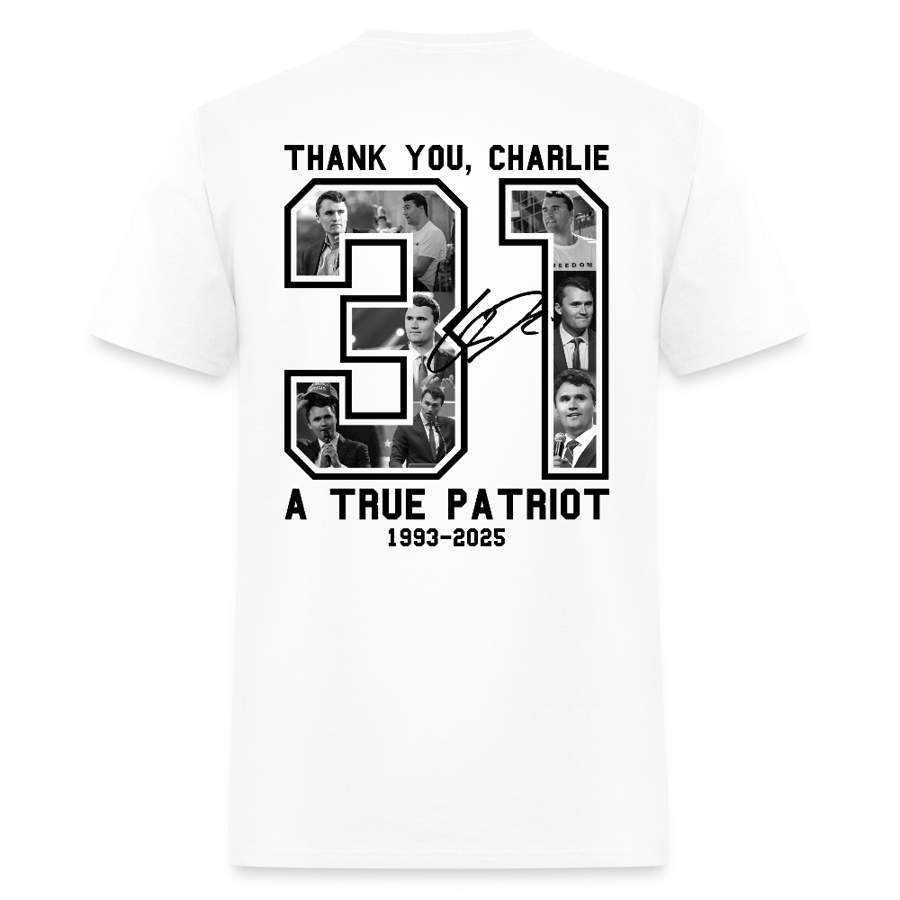 Freedom Thank You Charlie A True Patriot 31 T Shirt Hoodie, Sweatshirt | CiraTrend.com (Image 2)