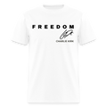 Charlie Kirk Freedom American Flag T Shirt Hoodie, Sweatshirt | CiraTrend.com (Image 1)