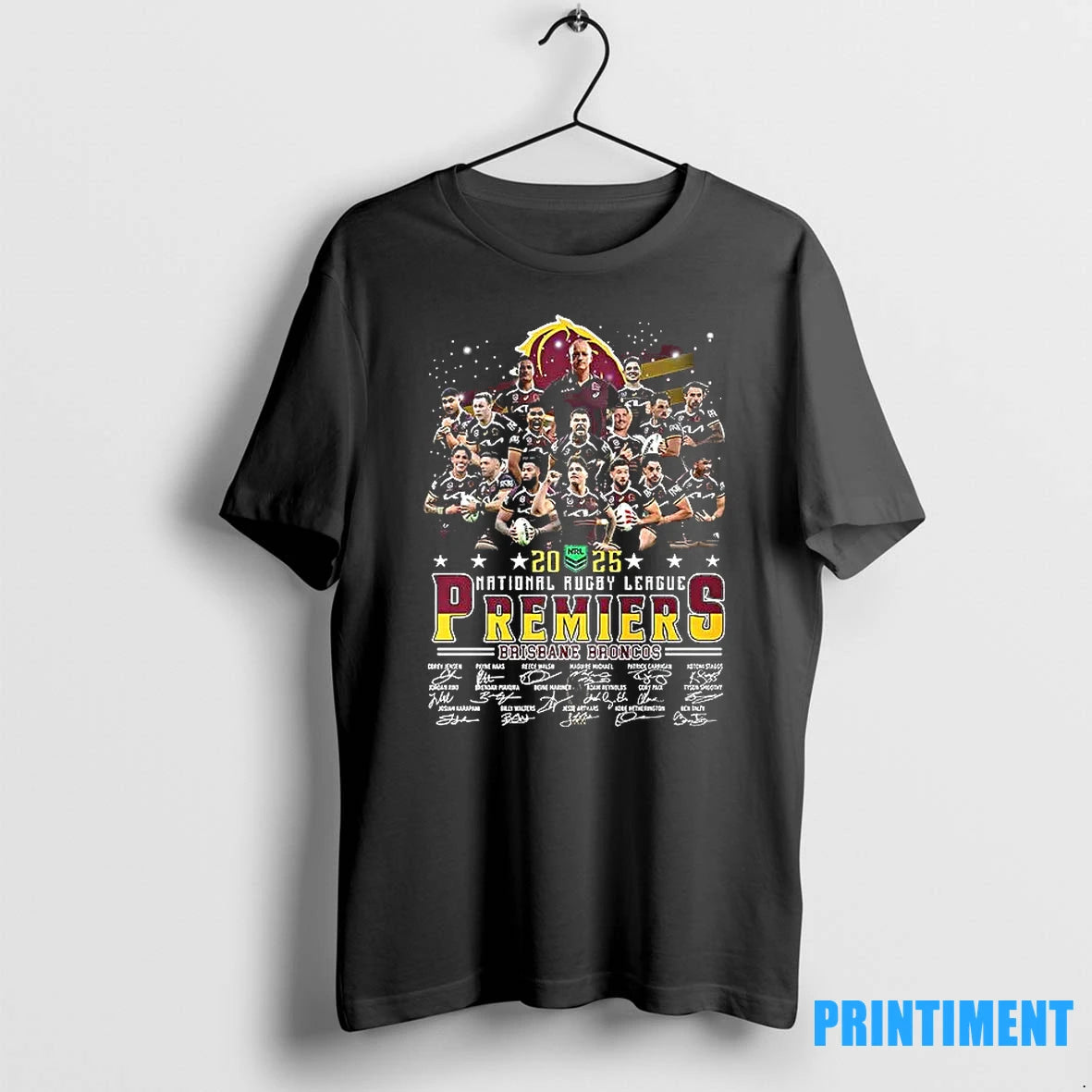 2025 National Rugby League Premiers Brisbane Broncos Tshirts Sweater