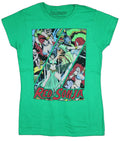 Red Sonja Girls Juniors T-Shirt - Battle filled Comic Panels Hoodie, Sweatshirt | CiraTrend.com