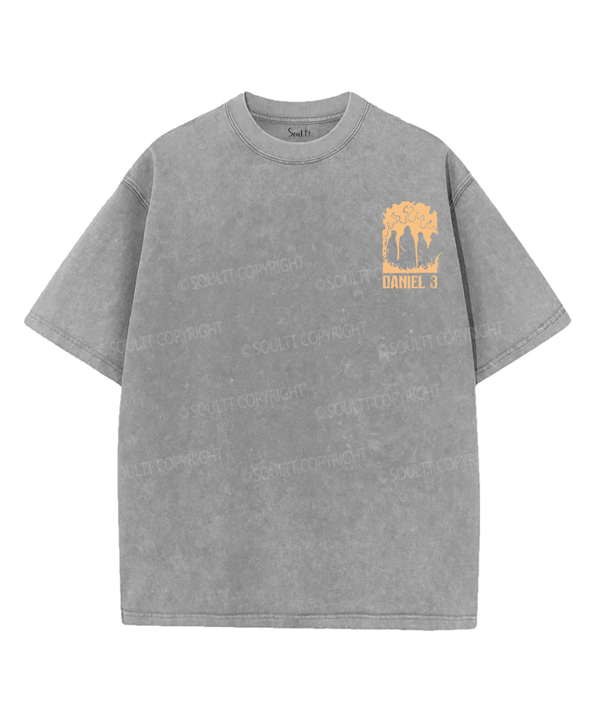 Obey God Over Man Double Sided Unisex Washed Christian T-shirt Hoodie, Sweatshirt | CiraTrend.com (Image 4)
