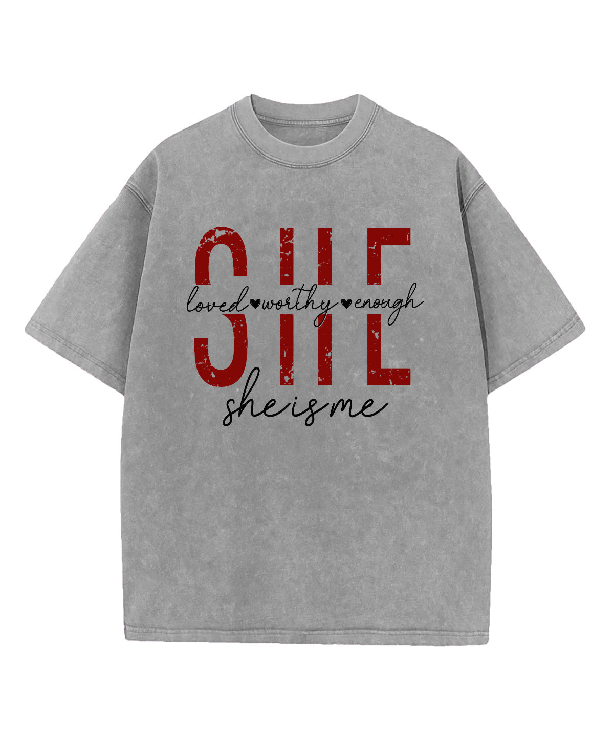 She Is Me Washed Christian T-shirt Hoodie, Sweatshirt | CiraTrend.com (Image 4)