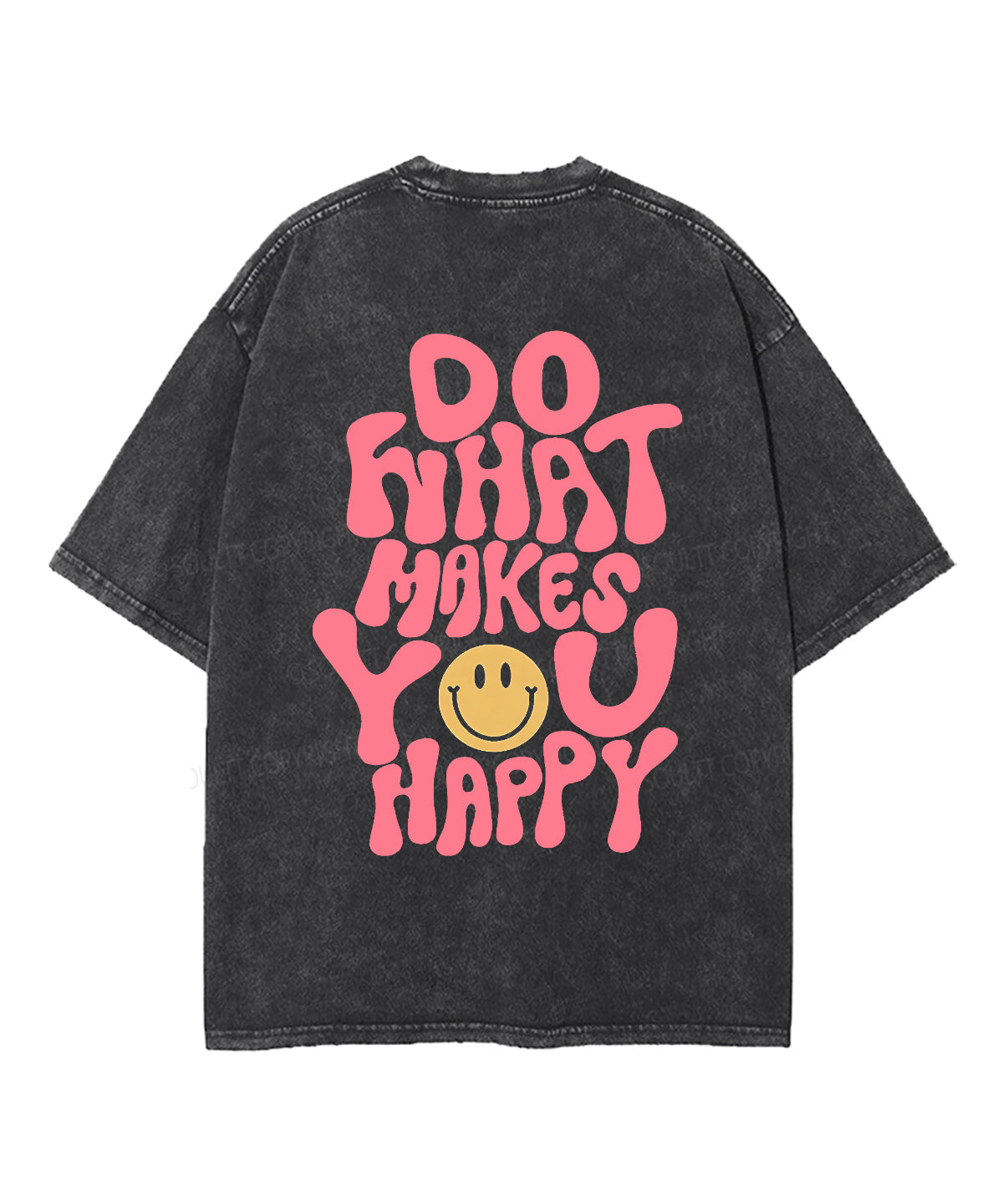 Makes You Happy Double Sided Unisex Washed Christian T-shirt Hoodie, Sweatshirt | CiraTrend.com (Image 4)