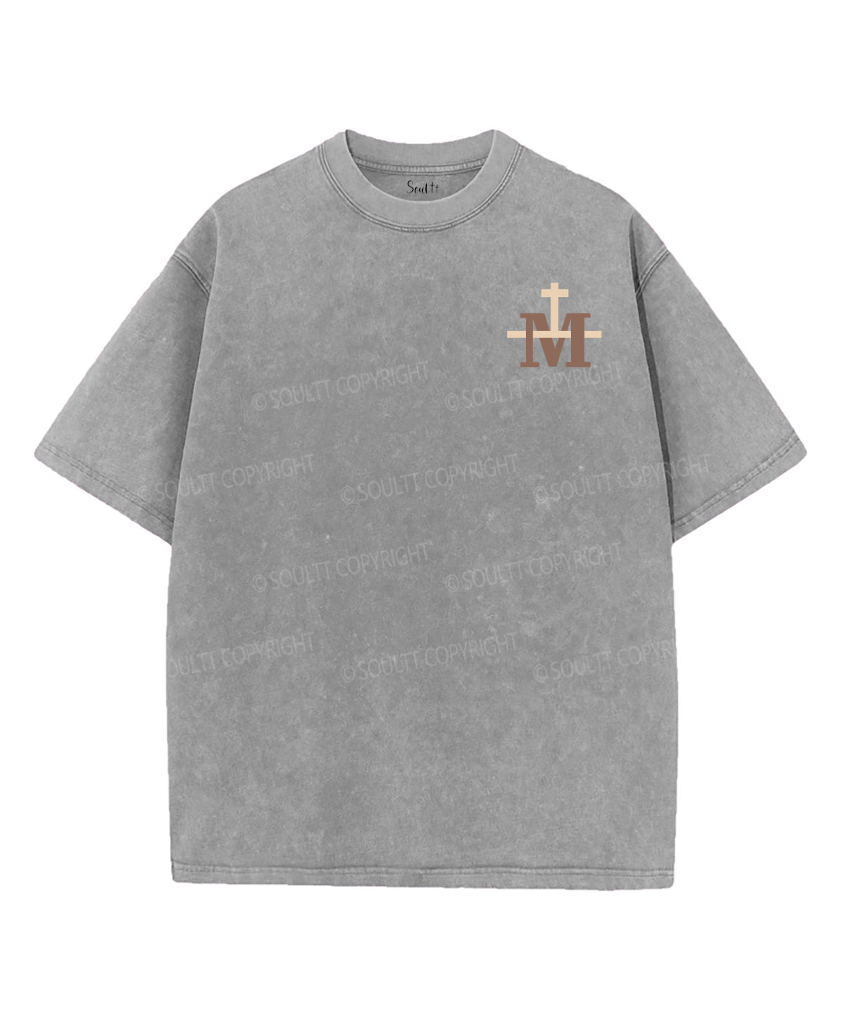 O Mary Conceived Without Sin Double Sided Unisex Washed Christian T-shirt Hoodie, Sweatshirt | CiraTrend.com (Image 4)