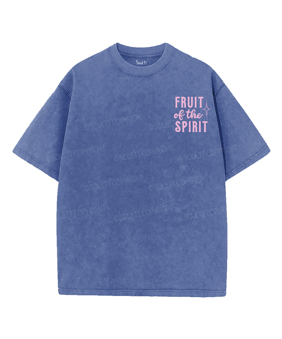 Fruit Of The Spirit Double Sided Unisex Washed Christian T-shirt Style016 Hoodie, Sweatshirt | CiraTrend.com (Image 2)
