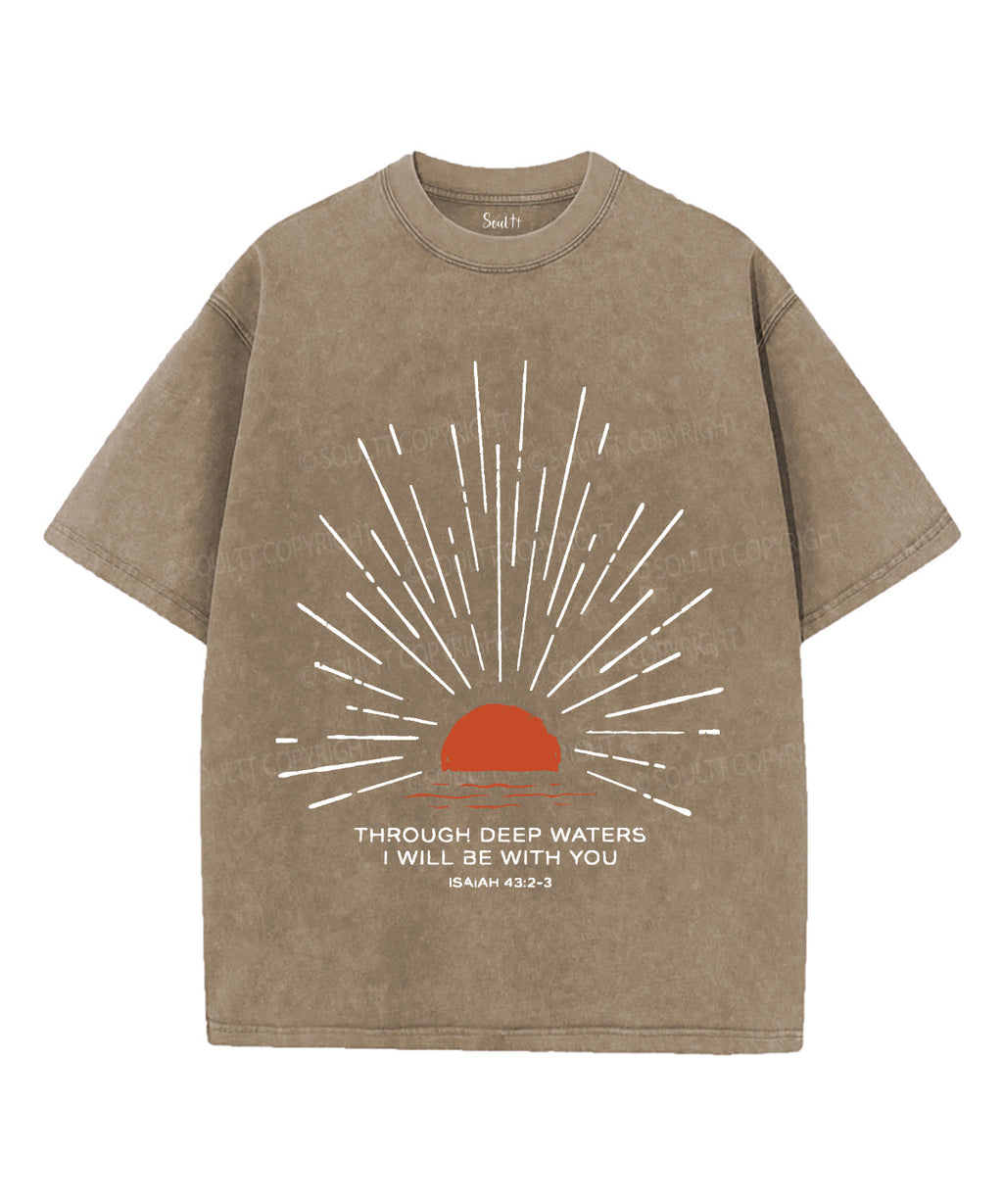 I Will Be With You Unisex Washed Christian T-shirt Style009 Hoodie, Sweatshirt | CiraTrend.com (Image 5)