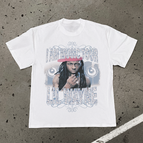'08 LIL WAYNE 'I AM MUSIC' VINTAGE HEAVY TEE Hoodie, Sweatshirt | CiraTrend.com (Image 2)
