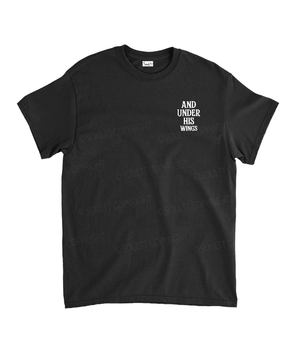 Under His Wings Double Sided Unisex Cotton Christian T-Shirt Hoodie, Sweatshirt | CiraTrend.com (Image 4)