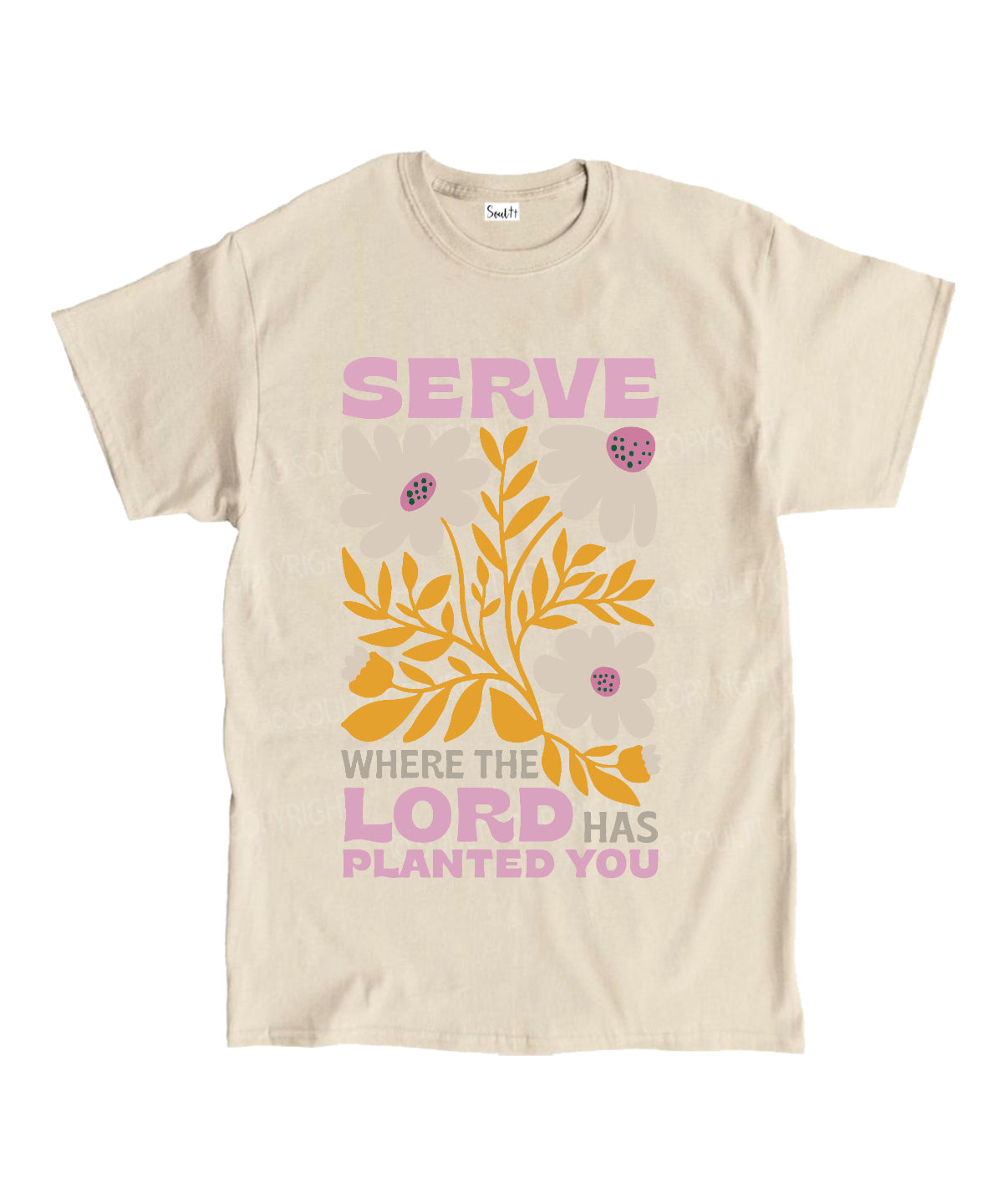 Serve Where The Lord Has Planted Unisex Cotton Christian T-Shirt Hoodie, Sweatshirt | CiraTrend.com (Image 4)