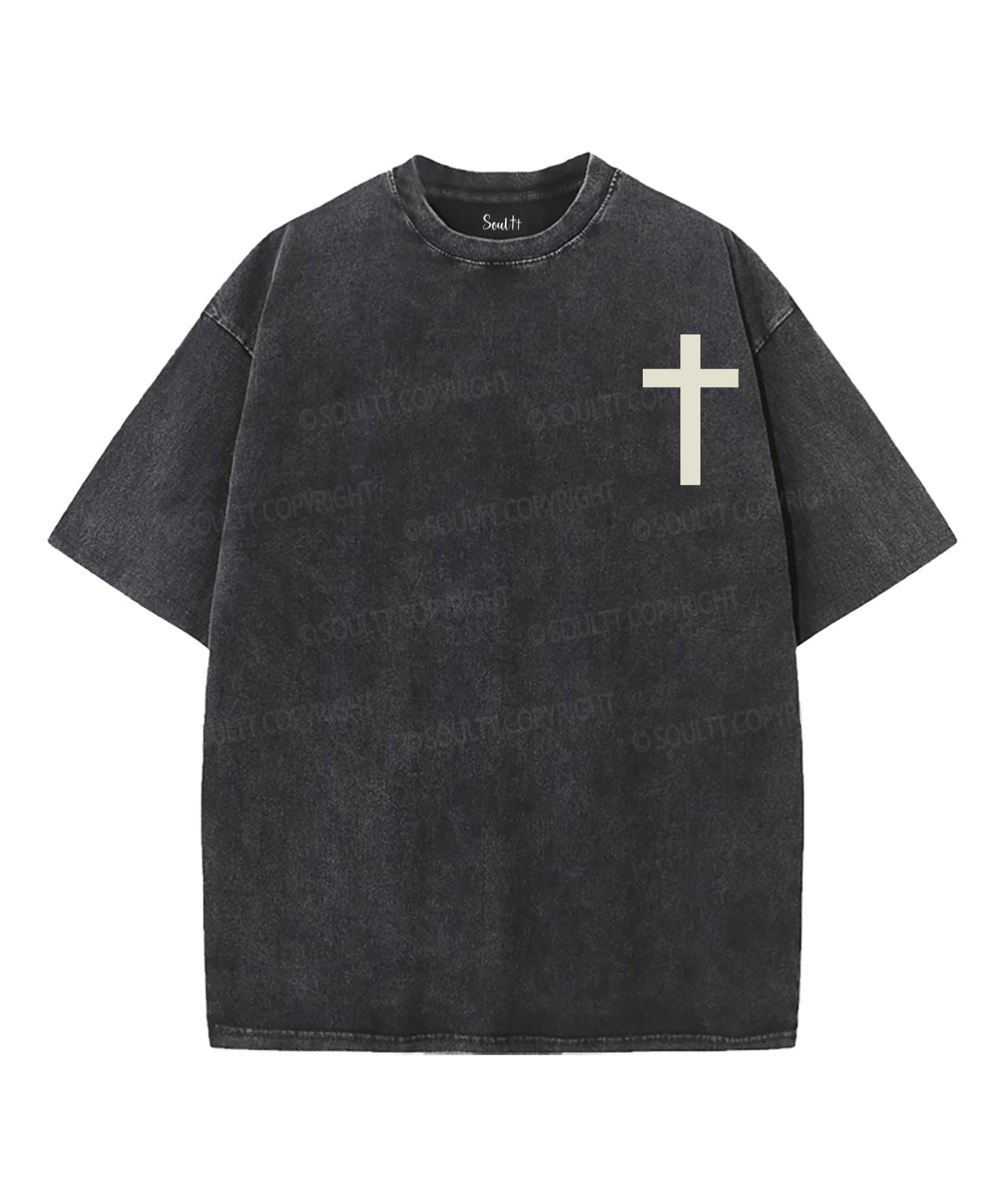 A Crown Of Thorns Double Sided Unisex Washed Christian T-shirt Hoodie, Sweatshirt | CiraTrend.com (Image 4)