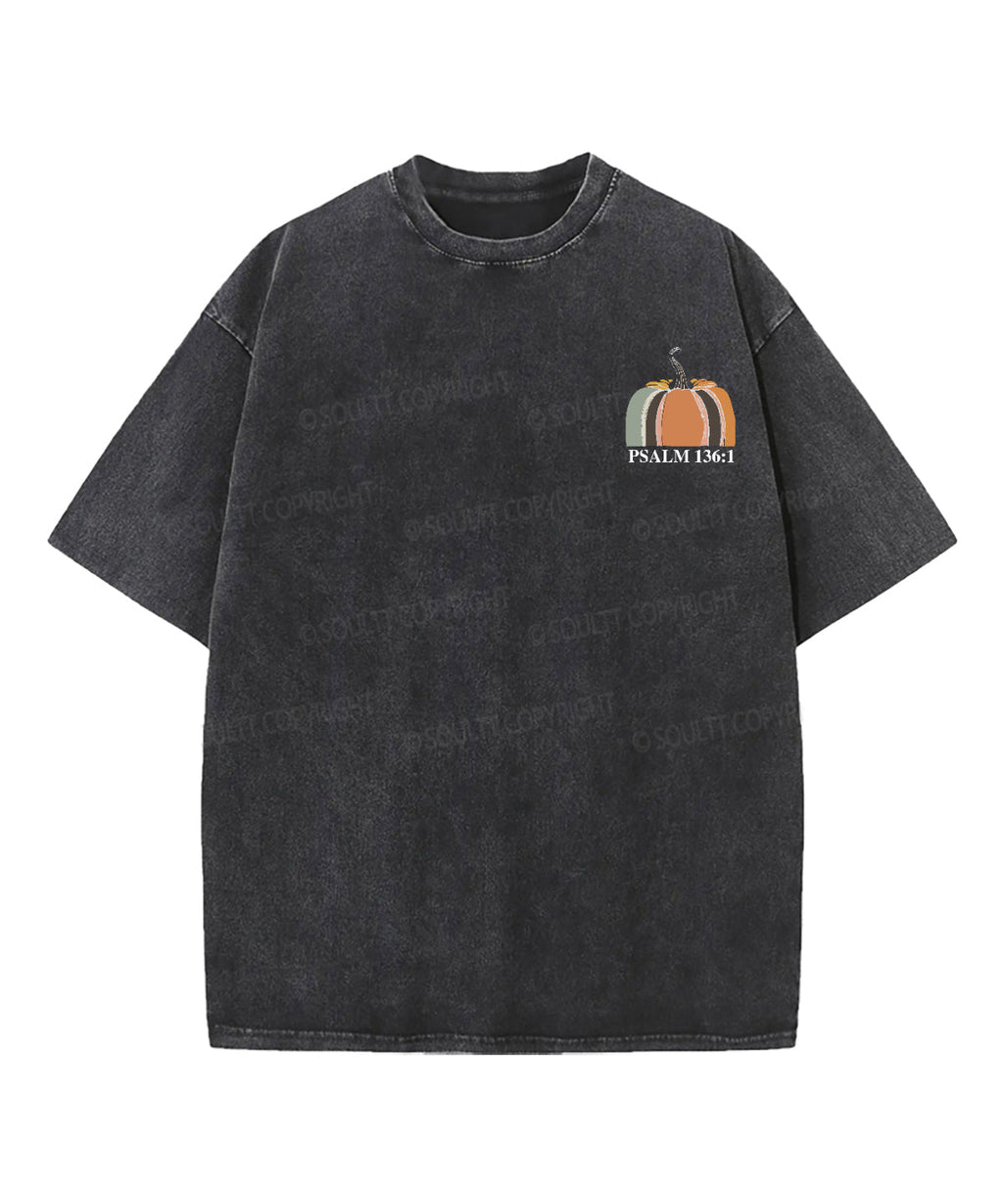 Give Thanks To The Lord Washed Christian T-shirt Hoodie, Sweatshirt | CiraTrend.com (Image 2)