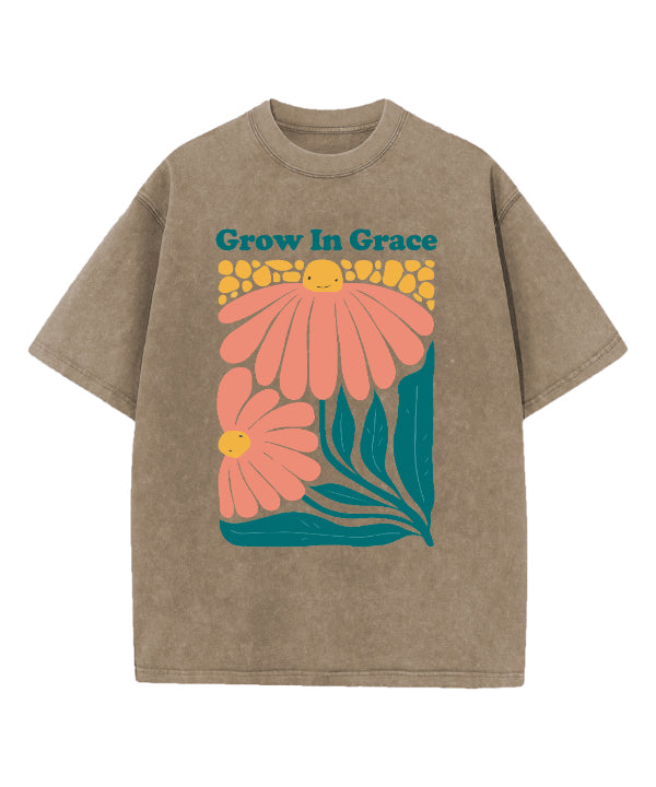 Grow In Grace Washed Christian T-shirt Style001 Hoodie, Sweatshirt | CiraTrend.com (Image 5)