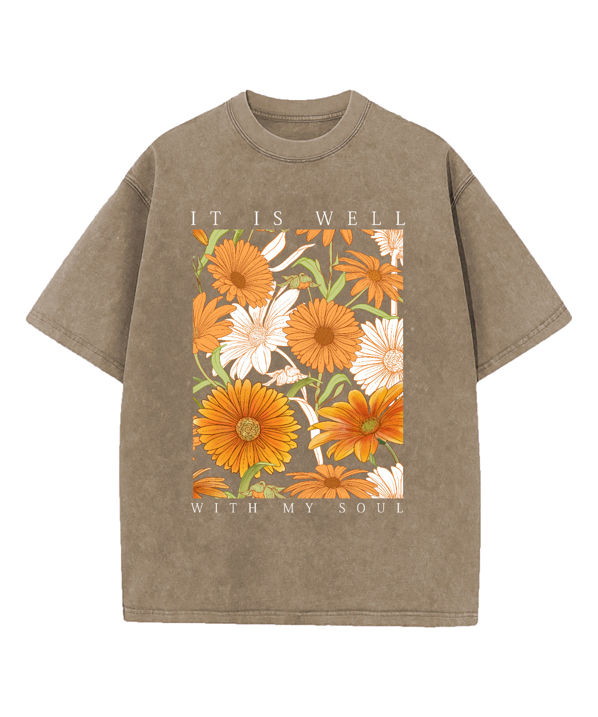 It Is Well With My Soul Washed Christian T-shirt Style009 Hoodie, Sweatshirt | CiraTrend.com (Image 5)