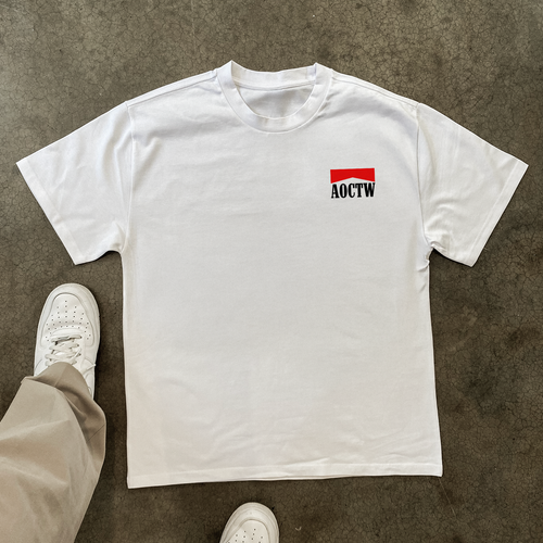 'SMOKING HARMS' WHITE HEAVYWEIGHT T-SHIRT Hoodie, Sweatshirt | CiraTrend.com (Image 2)