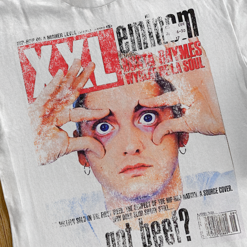 'XXL AUG 2000' EMINEM COVER HEAVY WHITE TEE Hoodie, Sweatshirt | CiraTrend.com (Image 2)