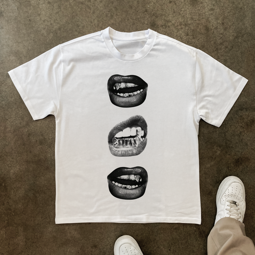 'TRILL GRILLZ' HEAVYWEIGHT WHITE TEE Hoodie, Sweatshirt | CiraTrend.com