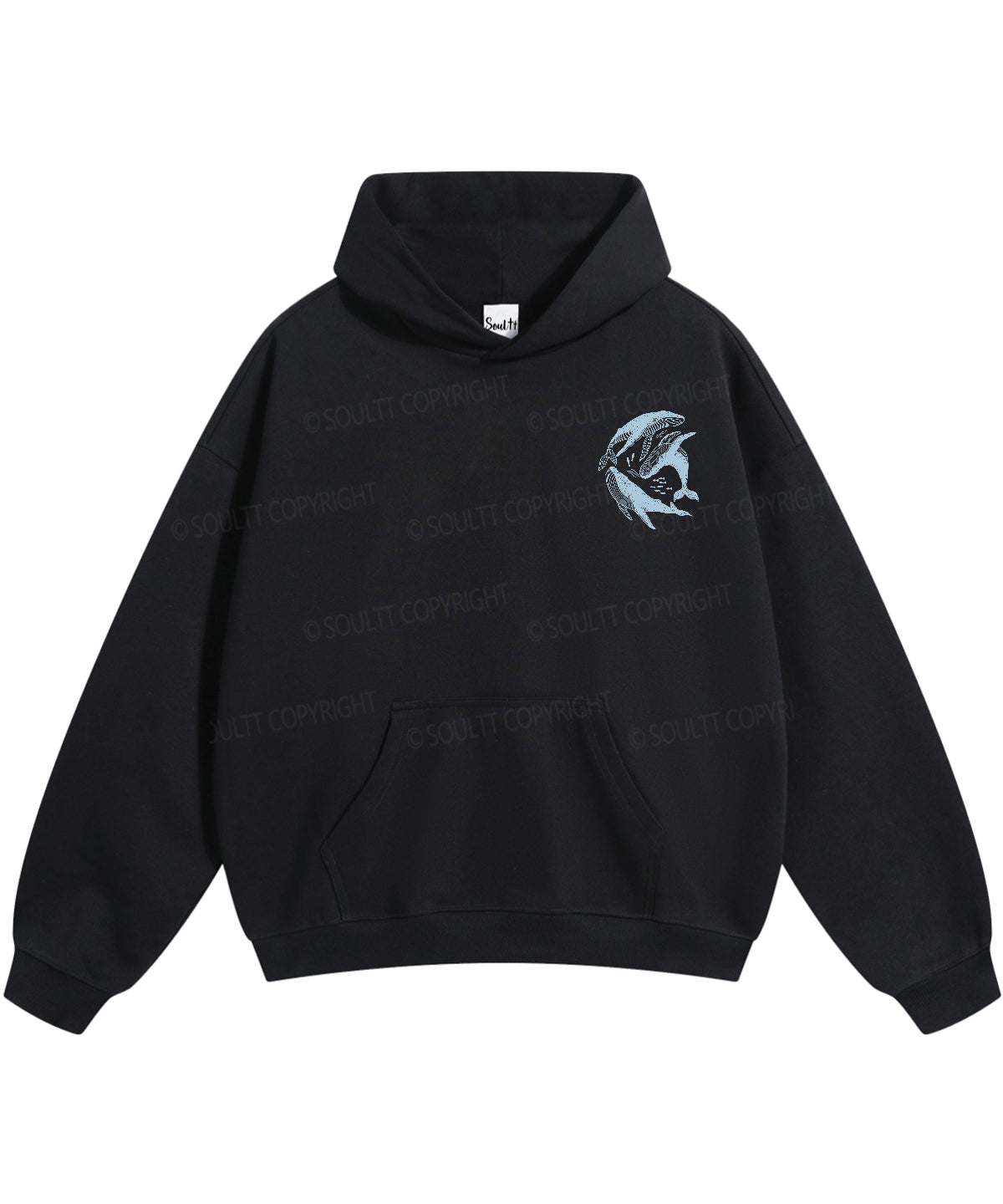 When You Go Though Deep Water Double Sided Unisex Cotton Christian Hoodie T-Shirts, Sweatshirt | CiraTrend.com (Image 2)
