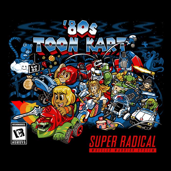 80's Toon Kart - Men's Apparel T-Shirts, Hoodie, Sweatshirt | CiraTrend.com (Image 2)