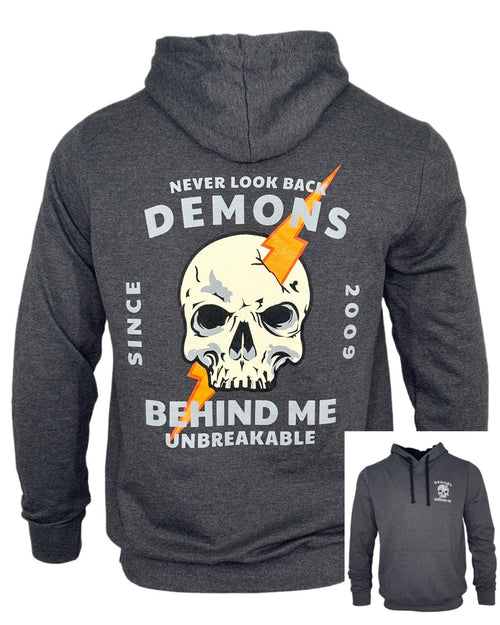 "Unbreakable" Unisex Heathered Charcoal Hoodie T-Shirts, Sweatshirt | CiraTrend.com