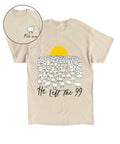 He Left The 99 For Me Double Sided Unisex Cotton Christian T-Shirt Hoodie, Sweatshirt | CiraTrend.com (Image 1)
