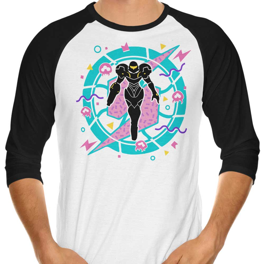 90's Hunter - 3/4 Sleeve Raglan T-Shirt Hoodie, Sweatshirt | CiraTrend.com (Image 1)