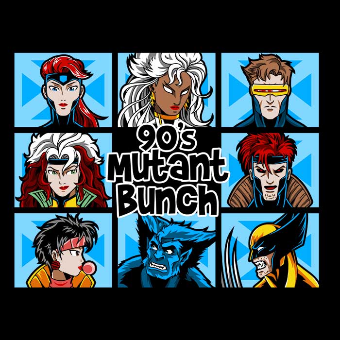 90's Mutant Bunch - Women's Apparel T-Shirts, Hoodie, Sweatshirt | CiraTrend.com (Image 2)