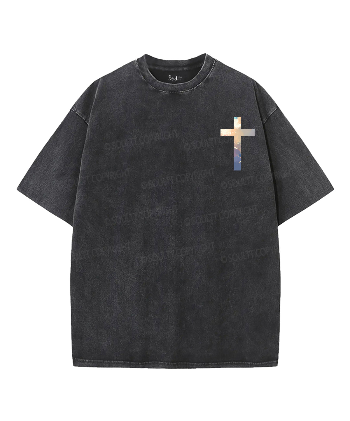 There Was Light Double Sided Double Sided Unisex Washed Christian T-shirt Hoodie, Sweatshirt | CiraTrend.com (Image 4)