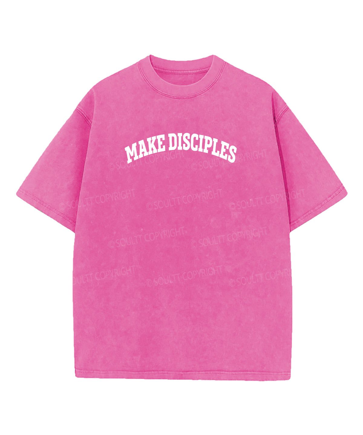 Make Disciples Double Sided Washed Christian T-shirt Hoodie, Sweatshirt | CiraTrend.com (Image 4)