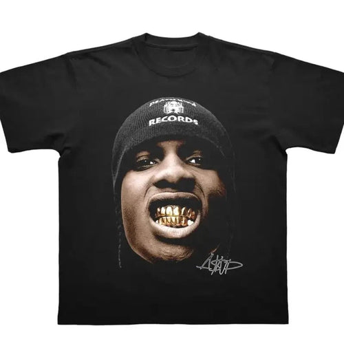 A$AP Rockyyyy Graphic T-Shirt, A$AP, Rapper, Concert, Merch, Hip Hop, Streetwear T-Shirt - Classic Cotton Fabric Menswear