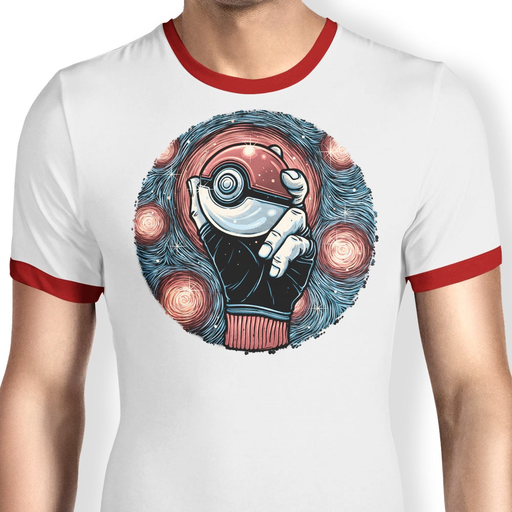 A Starry Catch - Ringer T-Shirt Hoodie, Sweatshirt | CiraTrend.com (Image 3)