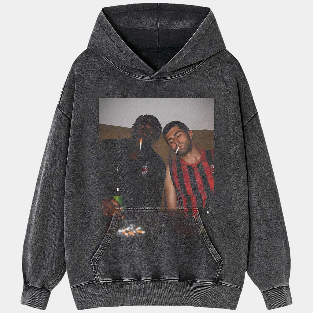 A.C. Milan V3 Tee Hoodie, Sweatshirt | CiraTrend.com (Image 2)