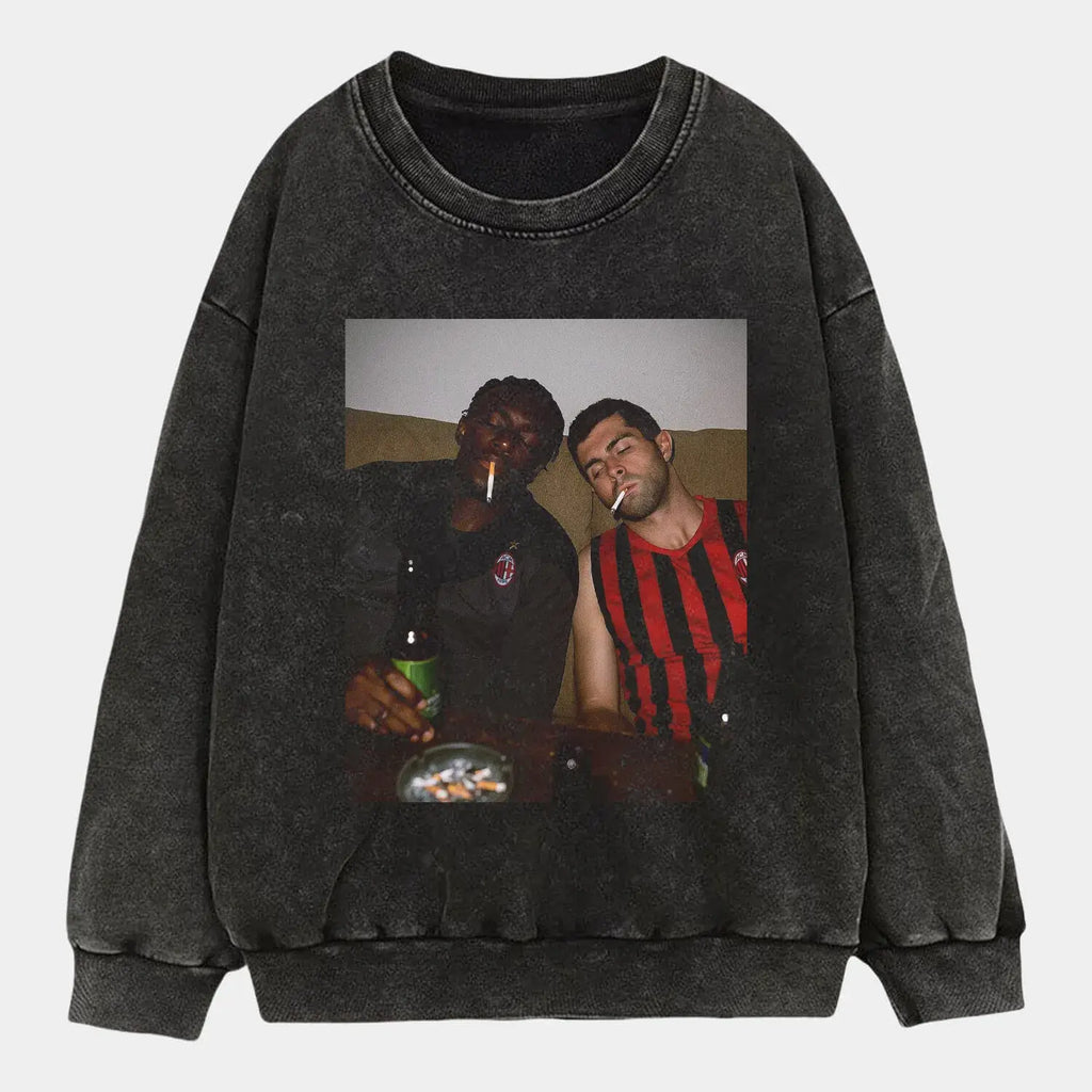 A.C. Milan V3 Tee Hoodie, Sweatshirt | CiraTrend.com (Image 3)