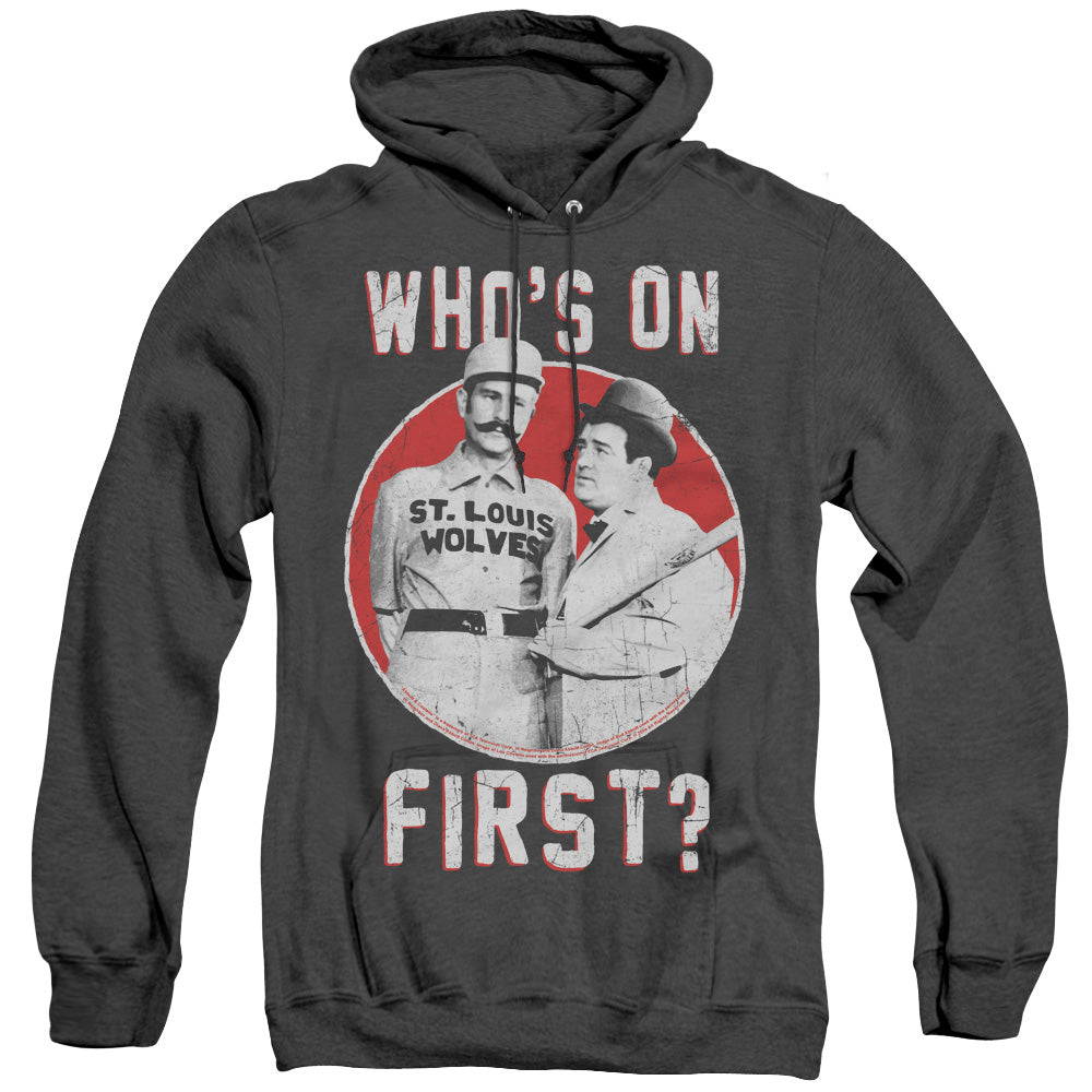 Abbott & Costello First Mens Heather Hoodie Black T-Shirts, Sweatshirt | CiraTrend.com (Image 3)