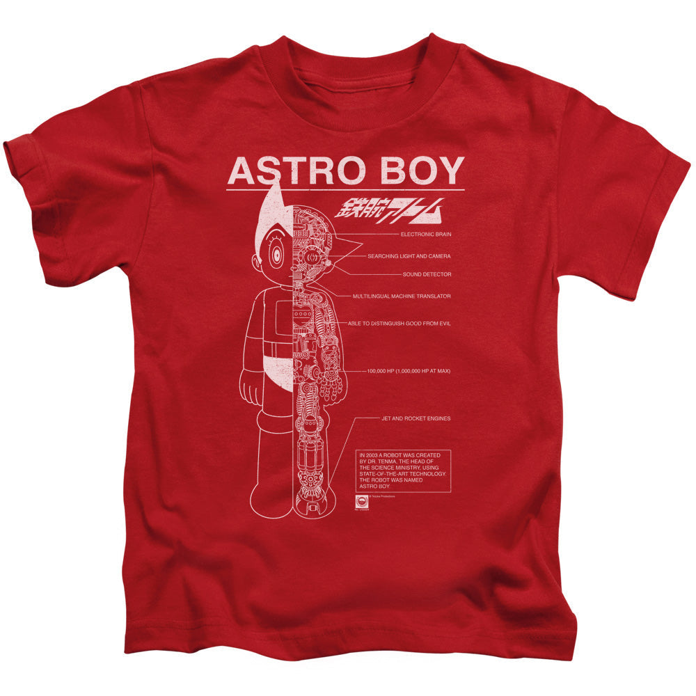 Astro Boy Schematics Juvenile Kids Youth T Shirt Red Hoodie, Sweatshirt | CiraTrend.com